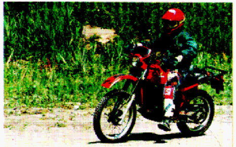 XL400R on the dirt / $B7cAv(BXL400R